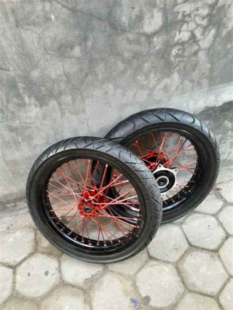 Roda Set Crf Supermoto Wheelset Sumo Crf L Ban Super Moto Crf L