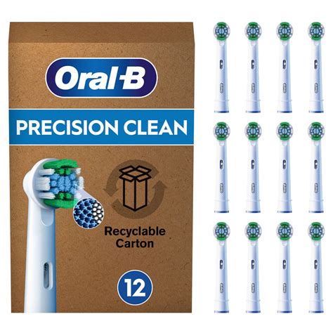 Oral B Precision Clean Toothbrush Heads 12 Pack Oral B Uk