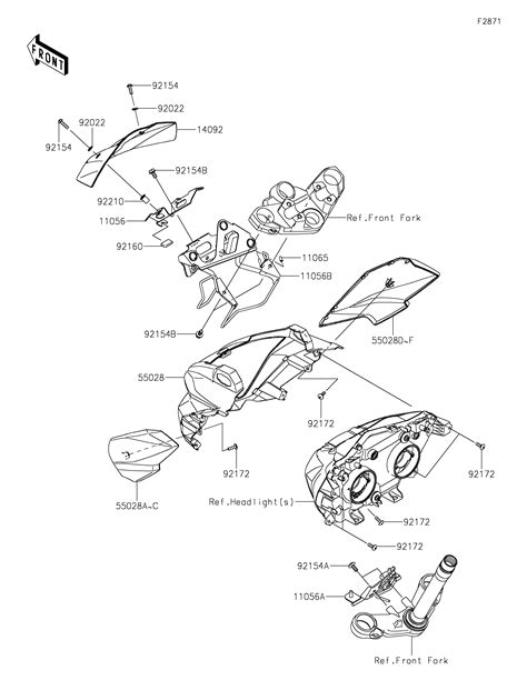 Recambios Kawasaki SPORTS Z300 ABS 2016 CUBIERTA