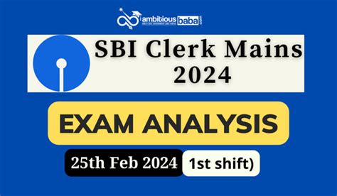 Sbi Clerk Mains Exam Analysis February Shift