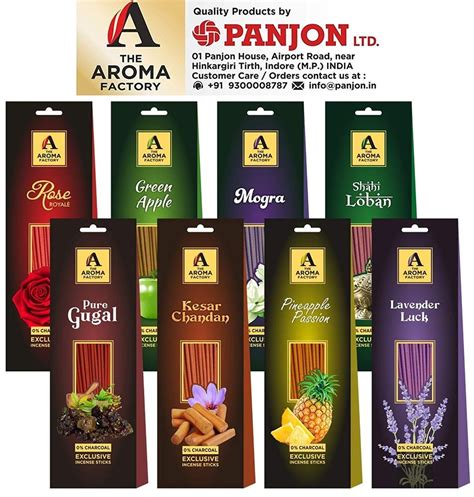 The Aroma Factory Agarbatti At Pack Aromatic Incense Sticks In