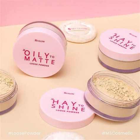 Jual Loose Powder Bedak Tabur Ms Glow Shopee Indonesia