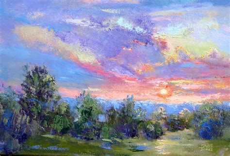 Artists Of Texas Contemporary Paintings And Art Pecan Valley Sunrise