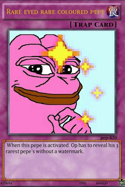 Trap Cards Meme Yu Chan Rarest Trapcard