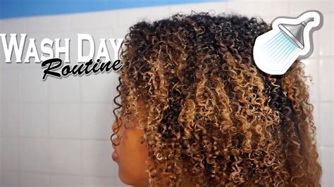 Quick And Easy Wash Day Routine For 3c 4a And 4b Hair Types Youtube