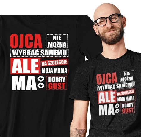 T Shirt M Ski Koszulka Prezent Dla Taty Ojca Fajny Nie Dotyczy Cena