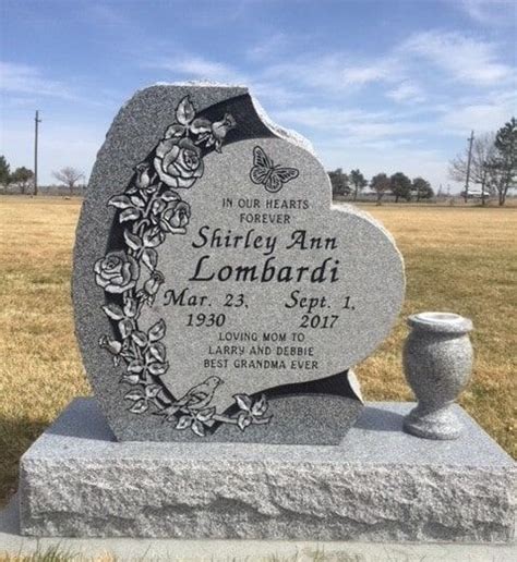 This Headstone Is So Lovely The Heart Shape Is Great And So Is The