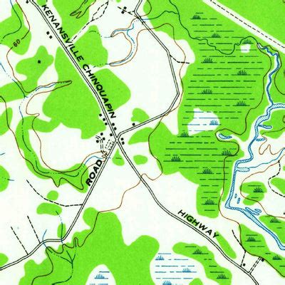 Kenansville, NC (1948, 62500-Scale) Map by United States Geological Survey | Avenza Maps