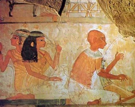 Scene From The Tomb Of Nakht Egypt After The New Kingdom Egyptian