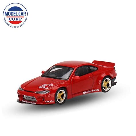 Mini Gt Nissan Silvia S Rocket Bunny Red Mgt Scale Model