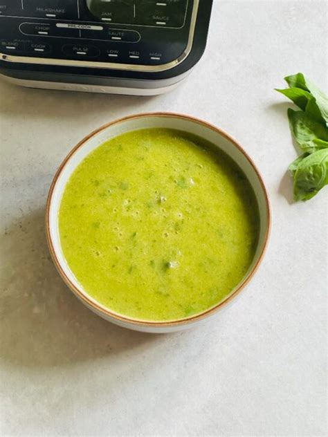 Courgette And Basil Soup In A Soup Maker Liana S Kitchen