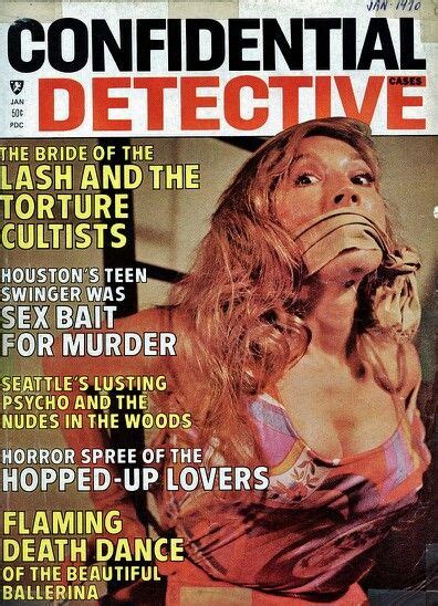 Detective Magazine Cover Detective Damsels In Peril Real Detective