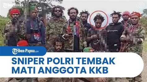 Sniper Polri Tembak Mati Anggota Kkb Papua Saat Hendak Serang Pesawat