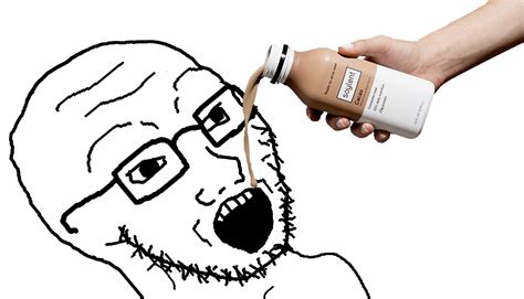 Soyboy Drinks The Soy Soy Boy Face Soyjak Know Your Meme