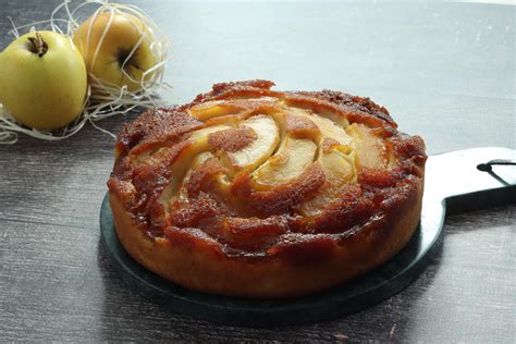 Recette Gâteau renversé aux pommes et caramel 750g Recipe