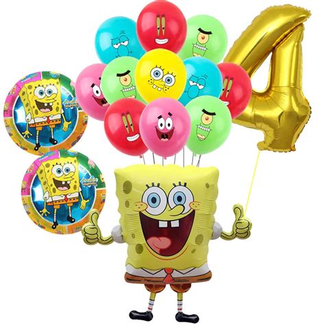 Globos de dibujos animados de Bob Esponja globos redondos de látex