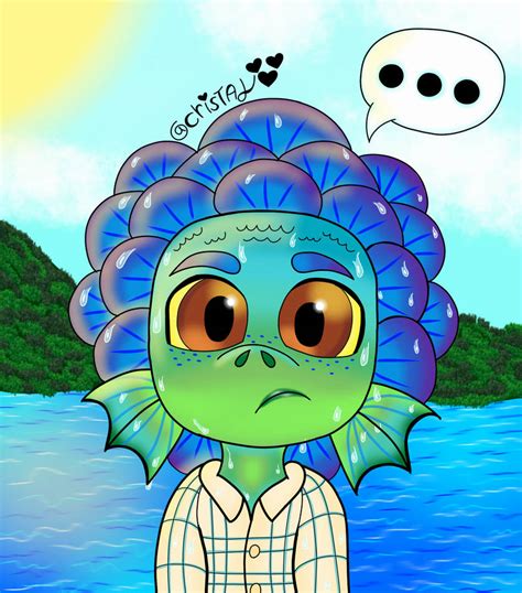 Luca sea monster -by: cristal by Cristaledits17 on DeviantArt