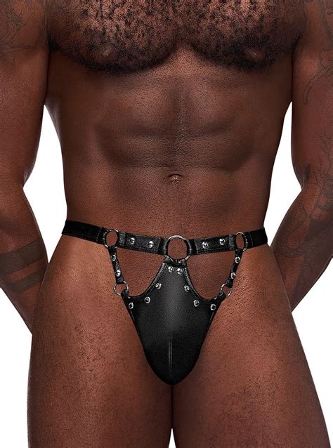 Mens Faux Leather G String Nightshade Corsets