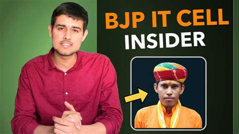 Bjp It Cell Insider Interview With Dhruv Rathee Realtime Youtube Live