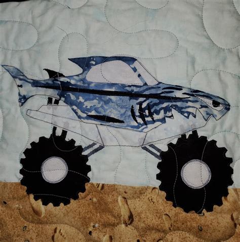 Monster Trucks Quilt Pattern Etsy