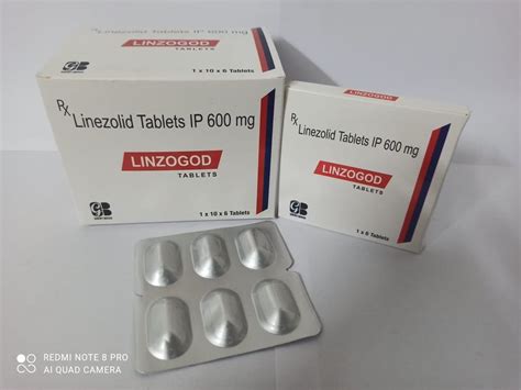 Linzogod Linezolid Tablets Mg Packaging Size At Rs