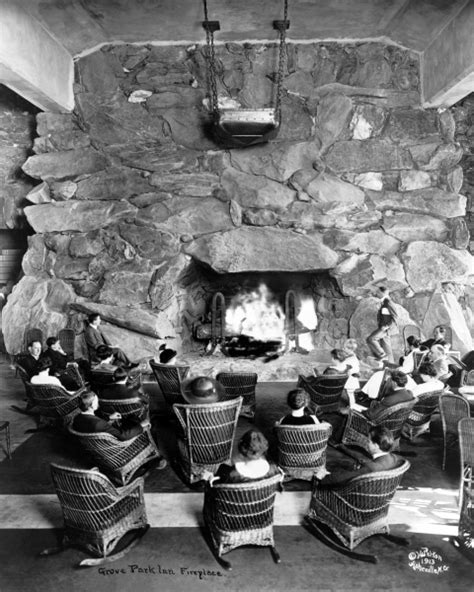 Photo: Grove Park Inn Fireplace, 1913