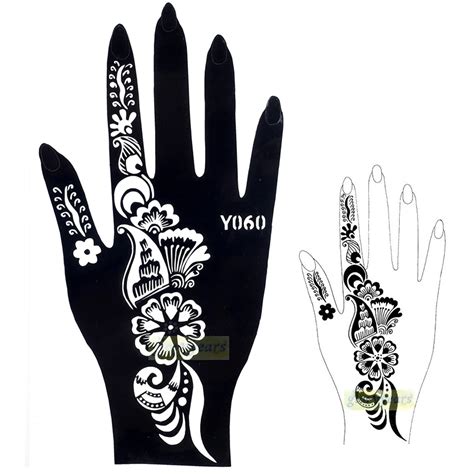 1pc Hot Exquisite Large Indian Sheet Sticker Design Flower Henna