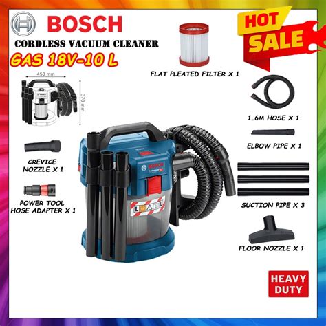 Bosch GAS 18V 10 L GAS18V 10L 18V Cordless Vacuum Cleaner Solo Shopee