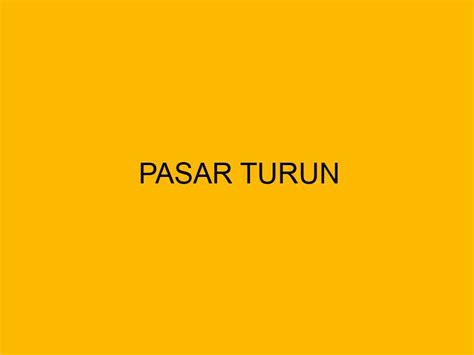 pasar turun