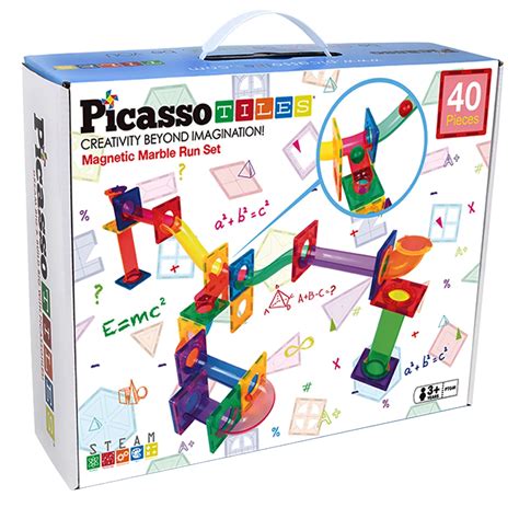 Picasso Tiles Marble Run Magnetic Pieces - Shop Lego & building blocks at H-E-B