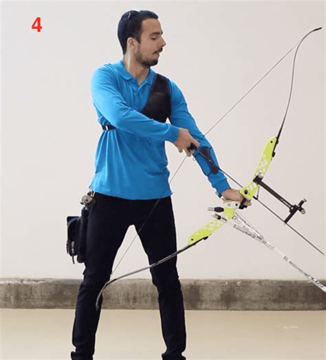 recurve technique set position showing hook & grip 4 - Online Archery ...