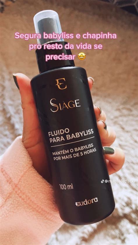 Fluido Para Babyliss Siàge 100ml Eudora em 2023 Dicas para cabelos