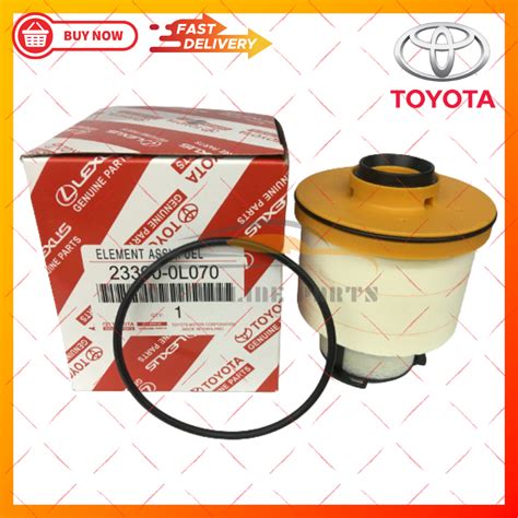 Toyota Hilux Revo Gun125 Fuel Filter 23390 0l070 Shopee Malaysia