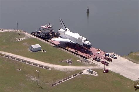 Space Shuttle Replica Sets Sail for Houston | Space