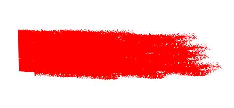 Hand Drawn Red Color Ink Paint Brush Strokes Isolated Text Design Quote