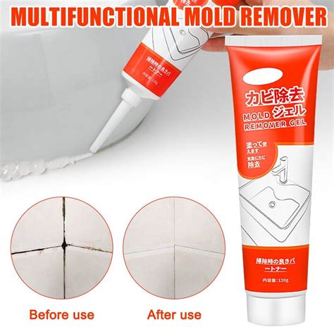 Wall Home Mold Mildew Remover Gel Stain Remover Cleaner For Tiles Grout