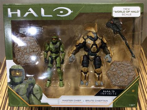 Halo World Of Halo Master Chief And Brute Chieftain Hobbies Toys