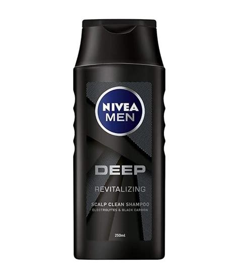 Amazon NIVEA Men Deep Revitalizing Hair Scalp Clean Shampoo