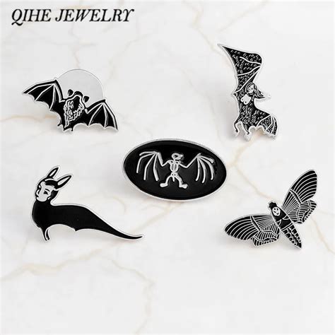 Buy Qihe Jewelry Gothic Style Black Bat Skeleton