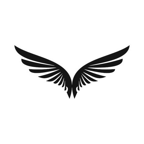 Premium Vector Wing Icon In Simple Style Isolated Vector Illustration