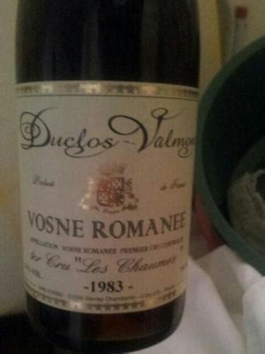 Duclos Valmonte Vosne Romanee Er Cru Les Chaumes Vivino Us