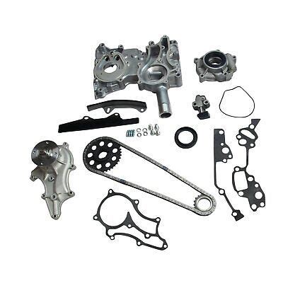 EBay For Toyota 2 4L 85 95 Timing Chain Kit Cover Oil Water