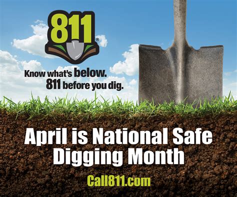 Safe Digging Month Sc811