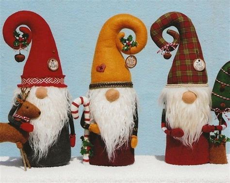 Gnome Pattern Santa Gnome 674 Etsy Canada Gnome Patterns Gnome