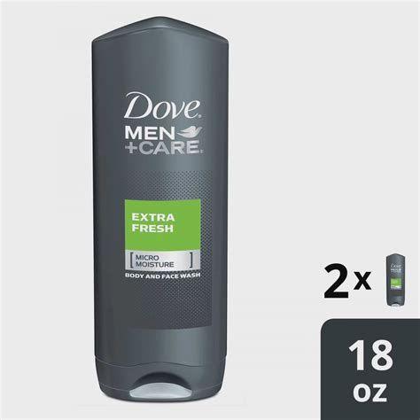 Dove Men Care Body Wash Extra Fresh Effectively Washes