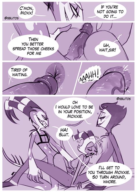 Rule 34 Blitzo Helluva Boss Comic Comic Page Dialogue Gay Gay Sex