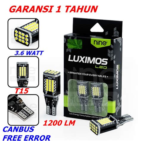 Jual LAMPU LED T15 48 MATA LUXIMOS GS2 LAMPU MUNDUR SENJA MOBIL CSP