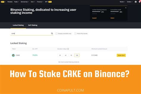 How To Stake Cake On Binance Coinapult