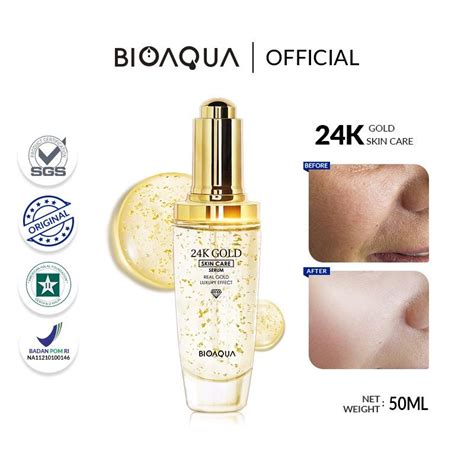 Jual BIOAQUA 24K Gold Skin Care Serum 50ML Shopee Indonesia