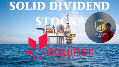 Equinor Solid Dividend Stock Youtube